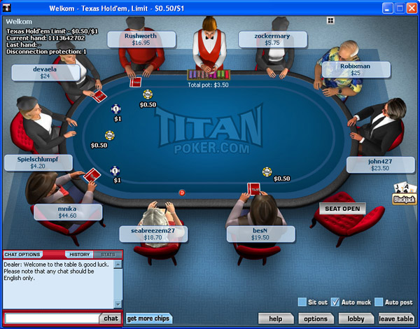 Titan Poker Tafel